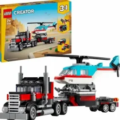 LEGO® Creator Tieflader mit Hubschrauber 31146