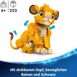 LEGO® Disney™ Simba, das Löwenjunge des Königs 432