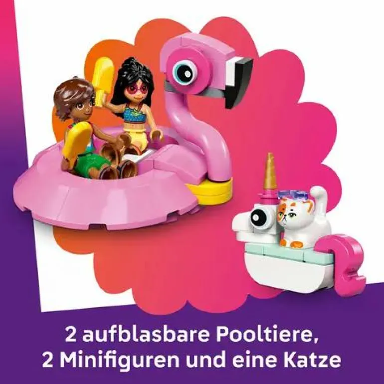 LEGO® Friends Poolparty Mit Einhorn Und Flamingo 4