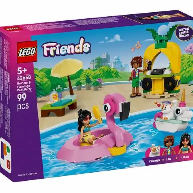 LEGO® Friends Poolparty Mit Einhorn Und Flamingo 4