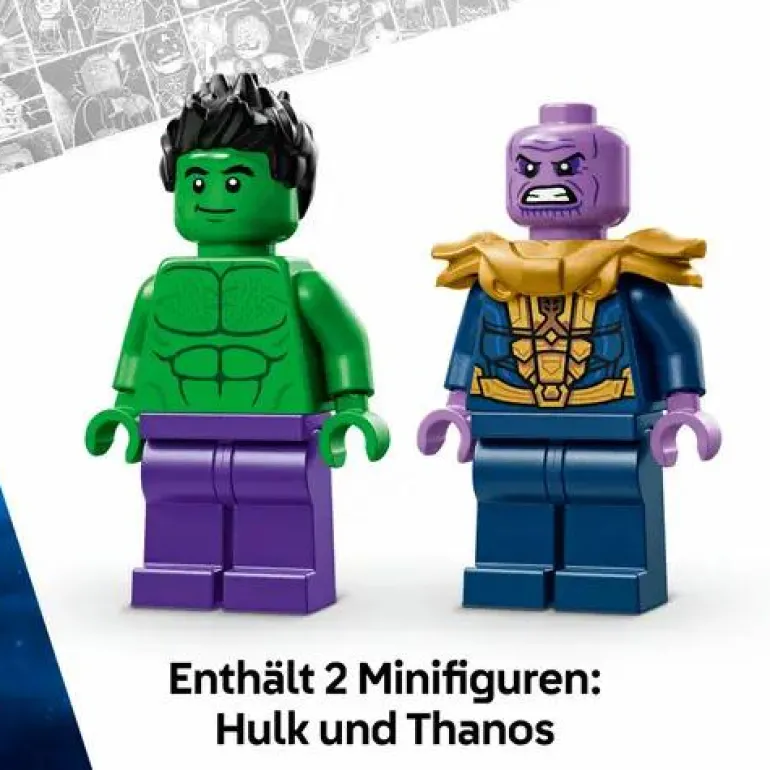 LEGO® Marvel™ Hulk-Truck vs. Thanos 76312
