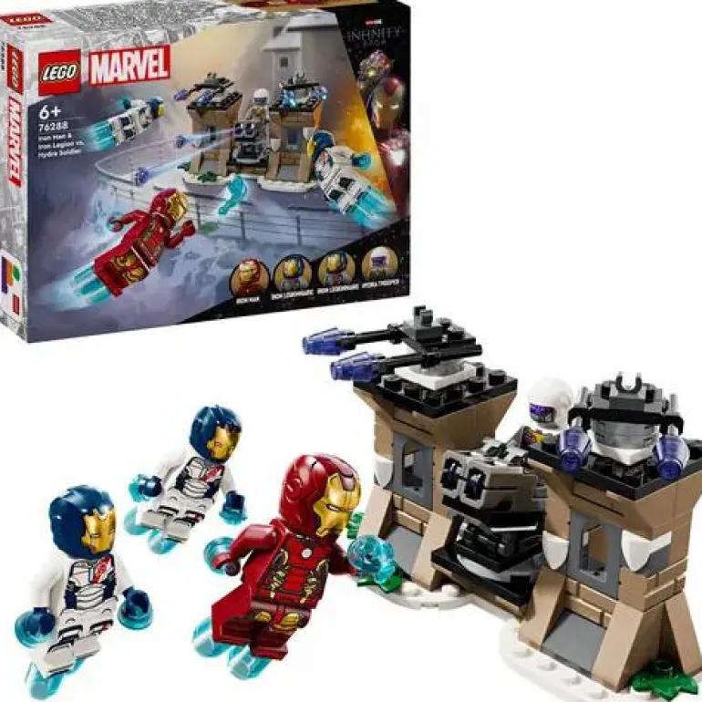 LEGO® Marvel™ Iron Man & Iron Legion vs. HYDRA-Sol