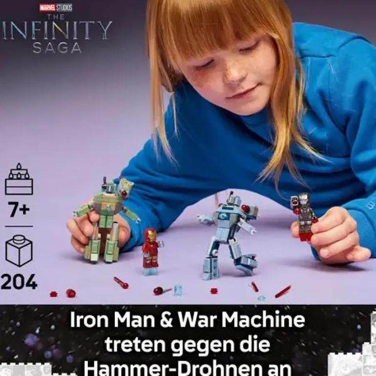LEGO® Marvel™ Iron Man & War Machine vs. Hammer-Dr