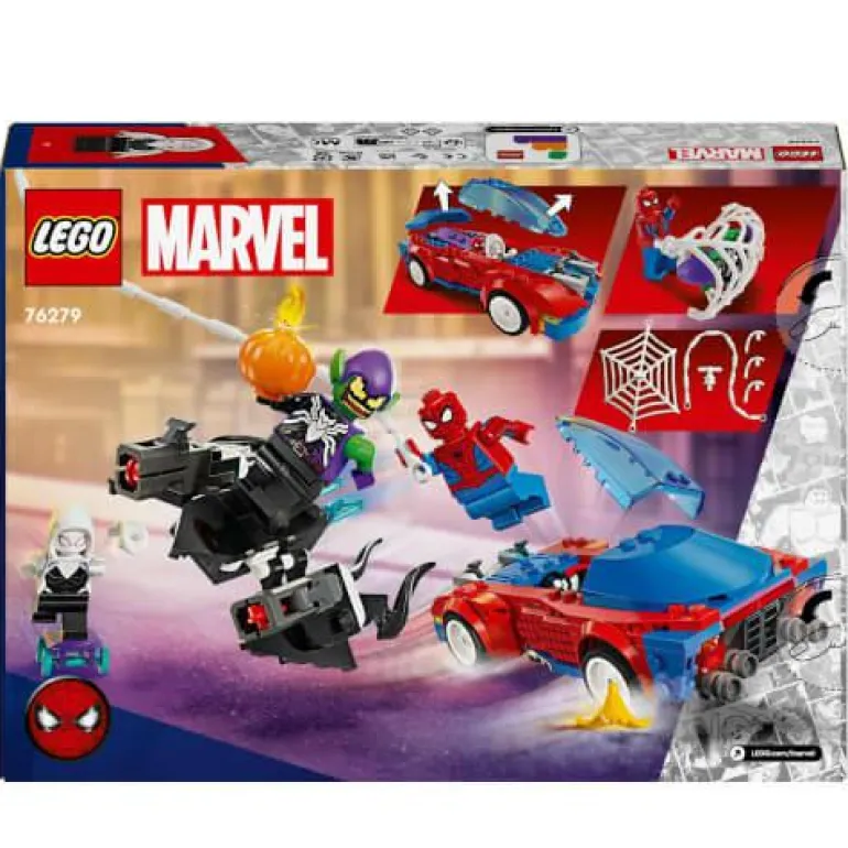 LEGO® Marvel™ Spider-Mans Rennauto & Venom Green G