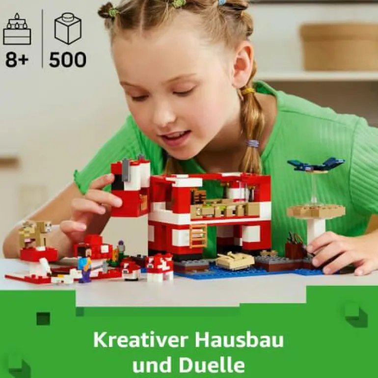 LEGO® Minecraft™ Das Pilzkuh-Haus 21270