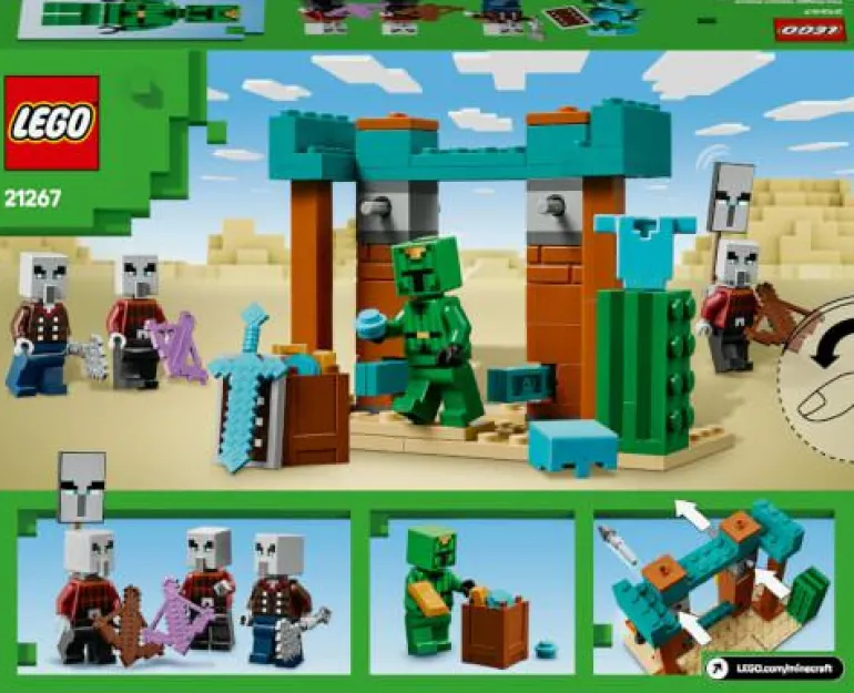LEGO® Minecraft™ Die Illager-Wüstenpatrouille 2126