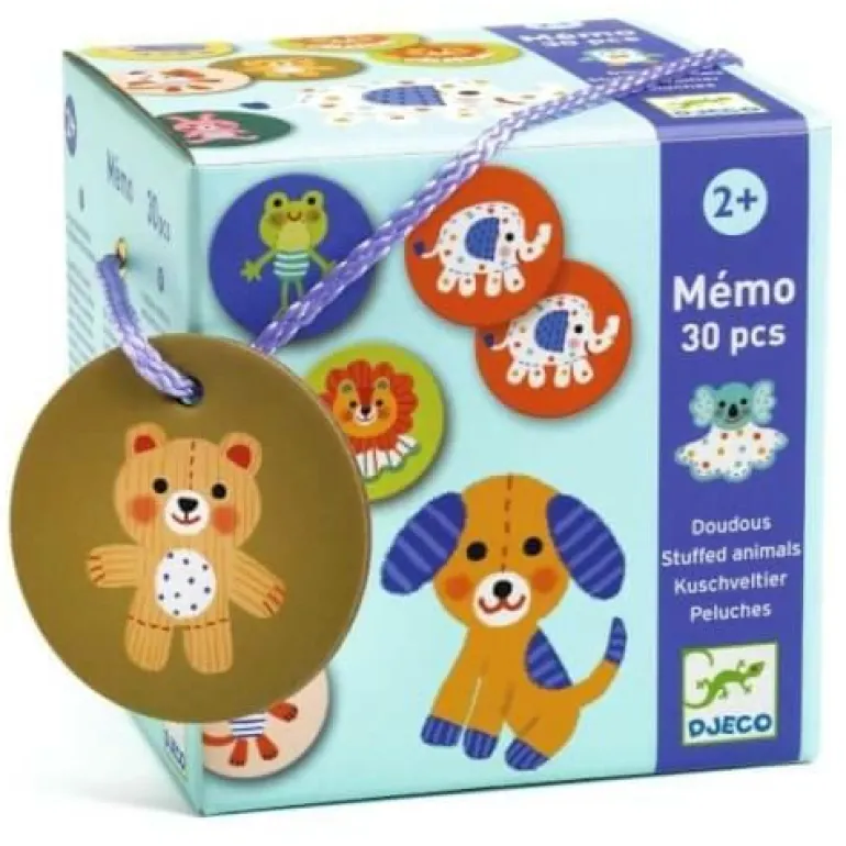 Lernspiel: Memo Kuscheltiere