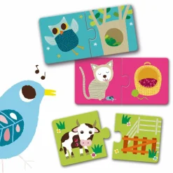 Lernspiele: Duo Puzzle Habitat