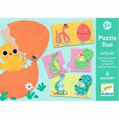 Lernspiele: Puzzle duo: Eier