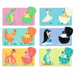 Lernspiele: Puzzle duo: Eier