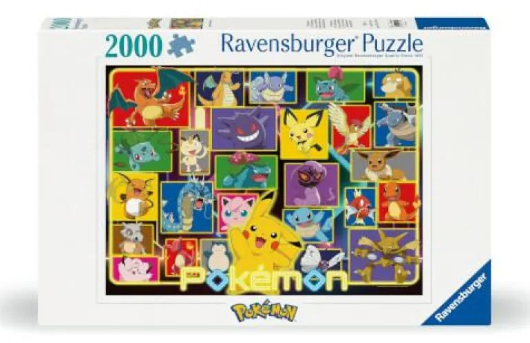 Leuchtende Pokémon - Puzzle 2000 Teile