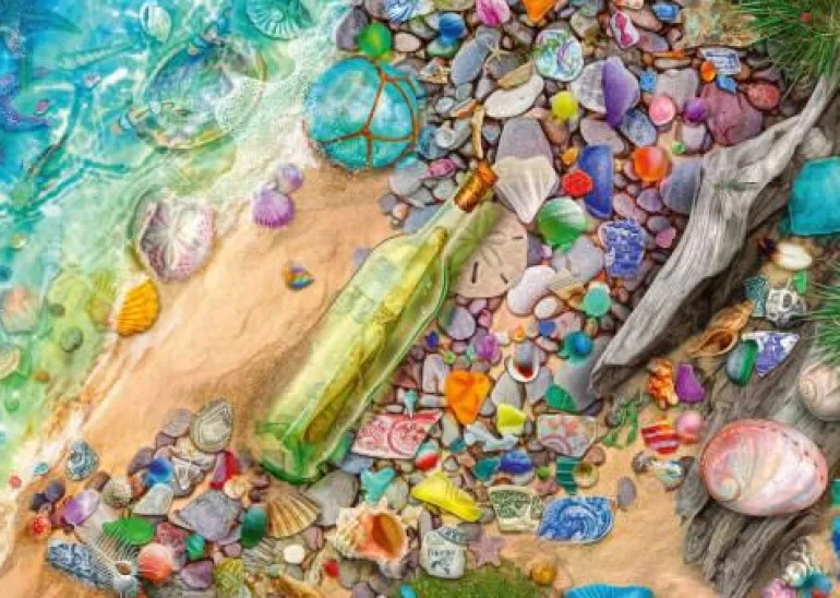 Leuchtendes Strandgut - Puzzle 1000 Teile