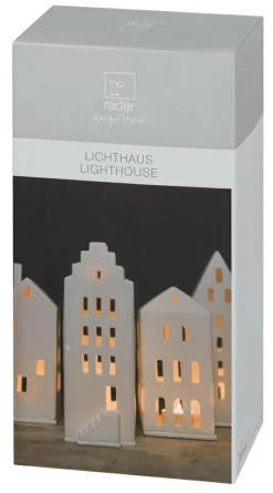 Lichthaus „Giebeldach", L7,5xB9xH20cm
