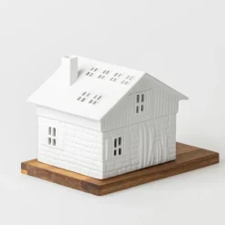 Lichthaus „Skihütte", 18x12x13cm