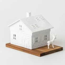 Lichthaus „Skihütte", 18x12x13cm