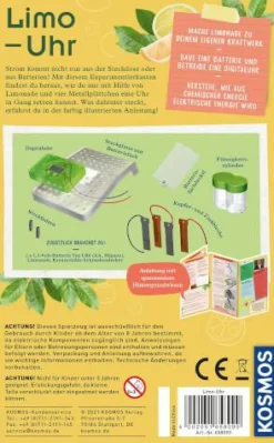 Limo-Uhr - Erzeuge Strom aus deiner Limonade