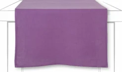 LINEN UNI berry 45 x 150 cm Tischläufer (Textil) S