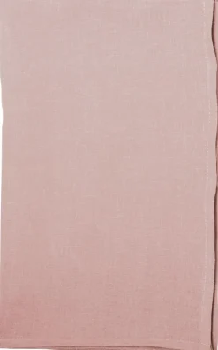 LINEN UNI pearl pink 45 x 150 cm Tischläufer (Text