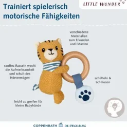 Little Wonder - Holz-Ringrassel Tiger