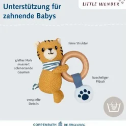 Little Wonder - Holz-Ringrassel Tiger