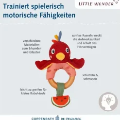 Little Wonder - Holz-Ringrassel Paradiesvogel