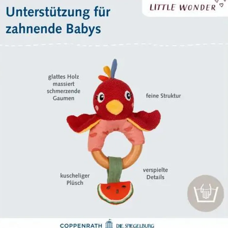 Little Wonder - Holz-Ringrassel Paradiesvogel