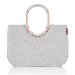 Loopshopper L frame twist sky rose Einkaufstasche