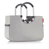 Loopshopper L Herringbone Grey Einkaufstasche