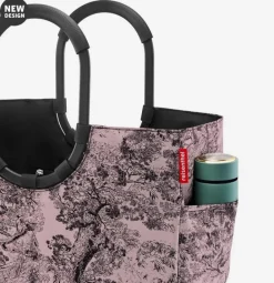 Loopshopper L jacquard rose Einkaufstasche