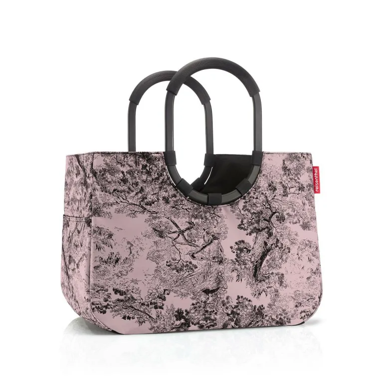 Loopshopper L jacquard rose Einkaufstasche