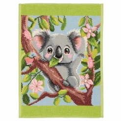 LOVELY BEAR Handtuch 37x50 maigrün