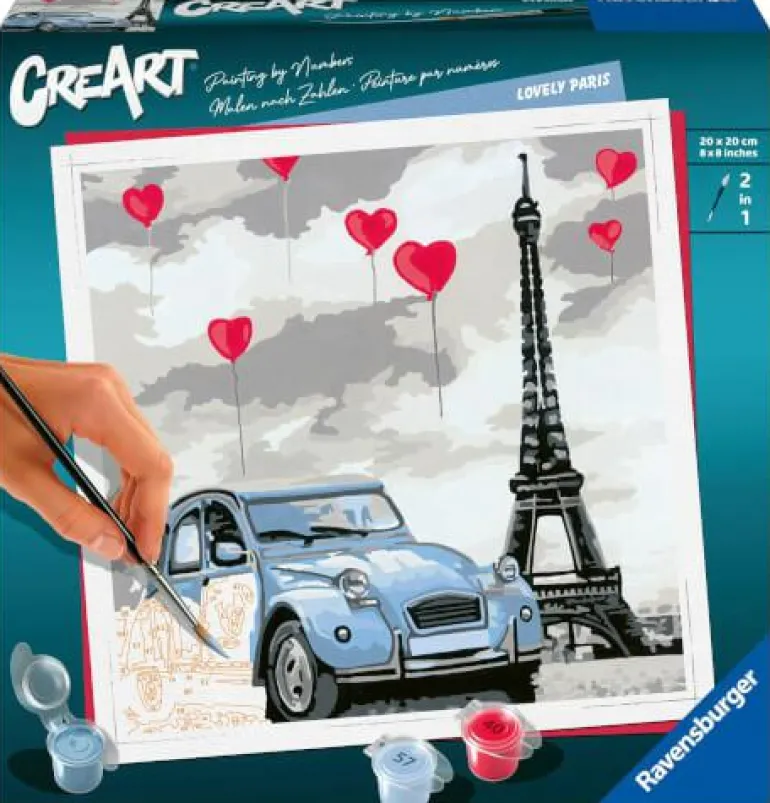 Lovely Paris - Malen nach Zahlen