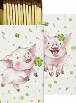 LUCKY PIG Cream Streichholzschachtel MBL1087660