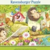 Lustige Gartentiere - Rahmenpuzzle 15 Teile