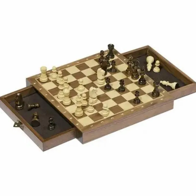 Magnetisches Schachspiel mit Schubladen