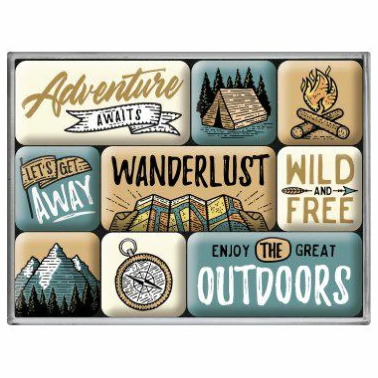 Magnet-Set (9-tlg) »Outdoor Adventure«