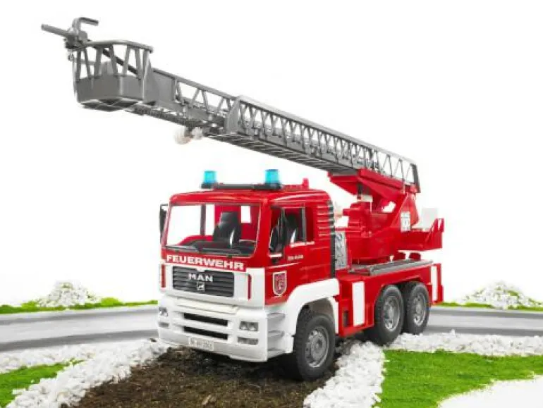 Man Feuerwehr Drehleiter