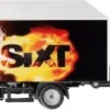 MAN LKW mit Kofferaufbau, Ladebordwand und Gitterb