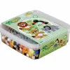 Maxi Box mit Perlen und Stiftplatten Wilde Tiere