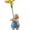 Mädchen mit Iris neu 2022 Blumenkinder und Freunde