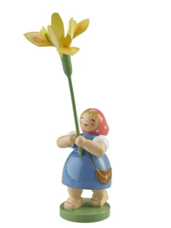 Mädchen mit Iris neu 2022 Blumenkinder und Freunde