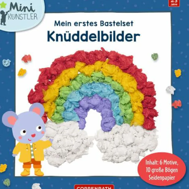 Mein 1. Bastelset: Knüddelbilder Regenbogen (Mini-
