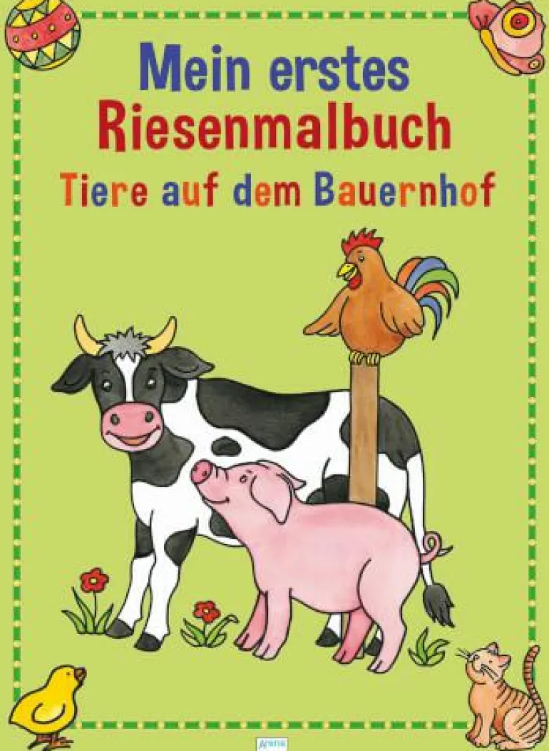Mein erstes Riesemalbuch - Tiere auf dem Bauernhof