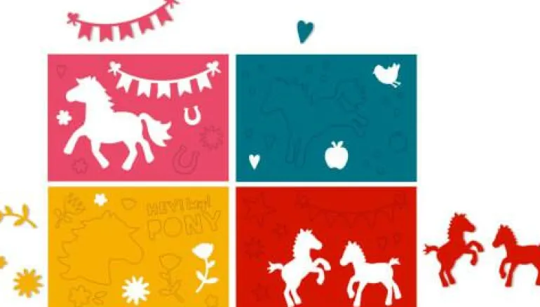 Mein kleiner Ponyhof - Schablonen-Set