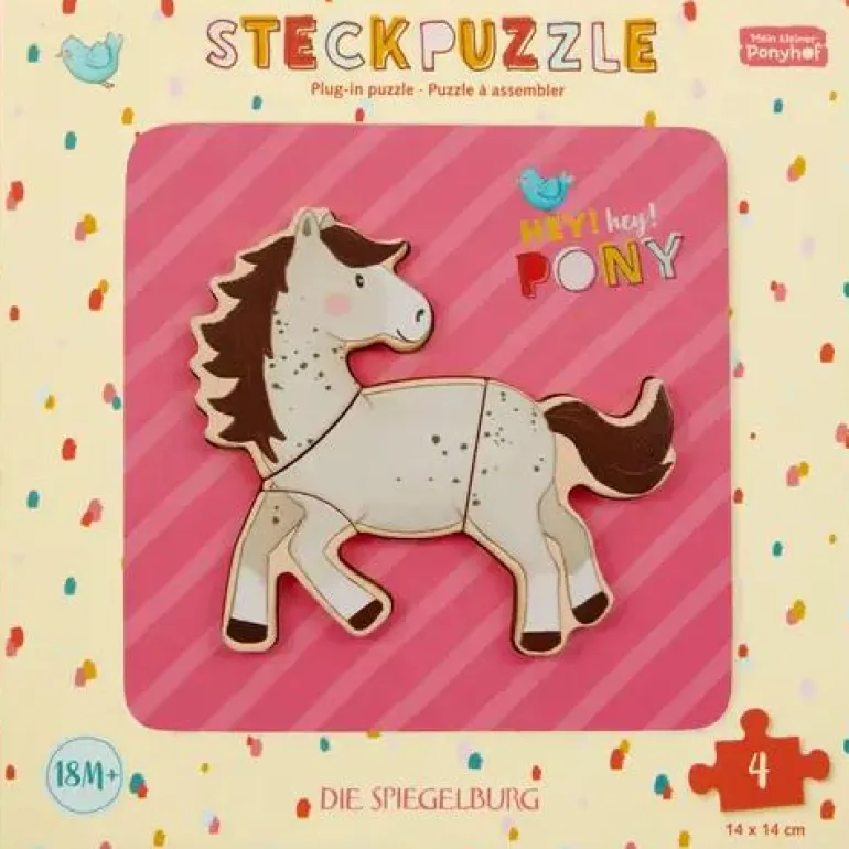Mein kleiner Ponyhof - Steck-Puzzle, 4 Teile