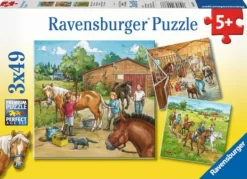Mein Reiterhof - Puzzle 3x49 Teile