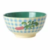 Melamine Bowl with Ravishing Radish Print - Medium
