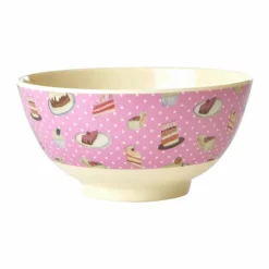 Melamine Bowl with Sweet Cake Print 700ml