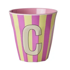 Melamine Cup C Stripes Medium 250ml