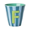 Melamine Cup F Stripes Medium 250ml